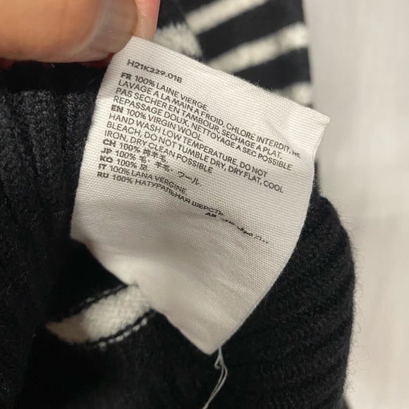 AMI Alexandre Mattiussi De Couer Virgin Wool Turtleneck Sweater S - Picture 10 of 12